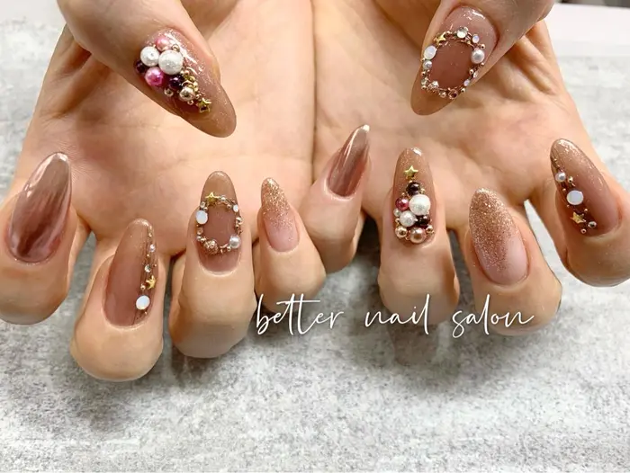 ソフトジェルオフ無料ケア込み 現金のみです ベターネイル赤羽所属 ベターネイルサロン 赤羽のネイルデザイン ミニモ