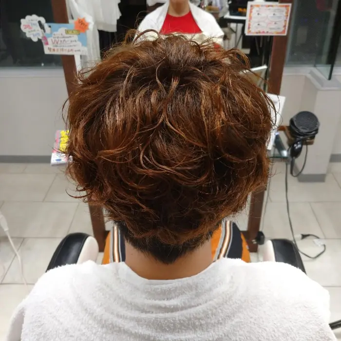 メンズパーマ 直毛さんをふわふわパーマに ステララヴェスト所属 石川 まどかのヘアカタログ ミニモ