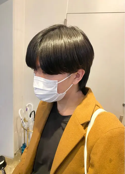 ナチュラルマッシュウルフ Green渋谷所属 Jinki韓国ヘア メンズパーマのヘアカタログ ミニモ