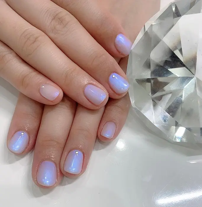 偏光オーロラネイル Beauty Beast For Nail 浦添店所属 ビューティービースト 浦添店のネイル デザイン ミニモ