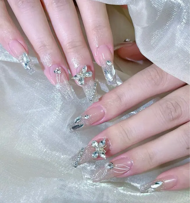 チップ長さ出し持ち込みデザイン10本