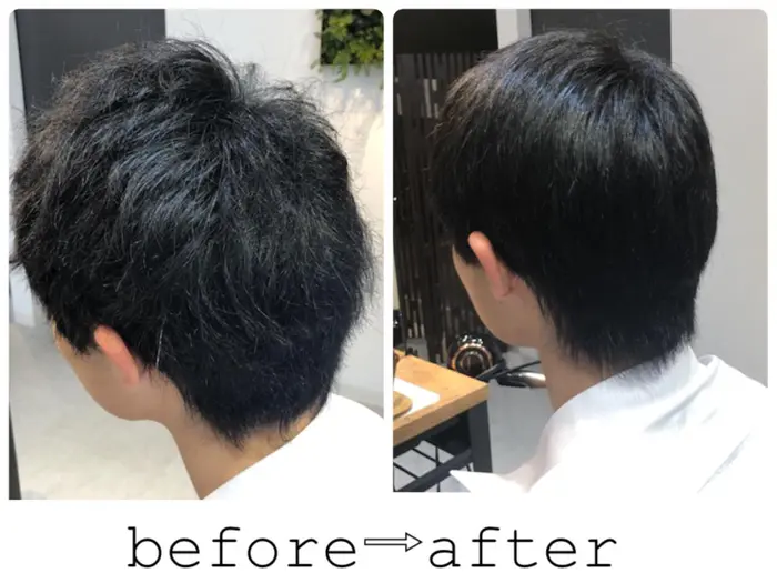 人生初の縮毛矯正のお客様 担当させていただきありがとうございます 短い髪もしっかり 自然な Axia大和田店所属 村上 夕稀のヘアカタログ ミニモ