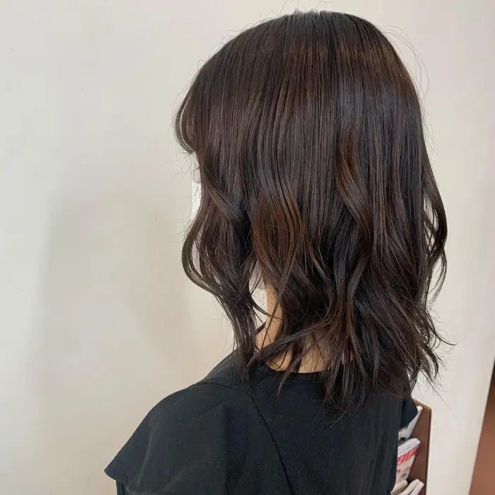先日のお客様 6 7トーンのダークブラウンに お仕上げはボリューム抑えめのミックス巻きです Produce東橋本店所属 青木 優歩のヘア カタログ ミニモ