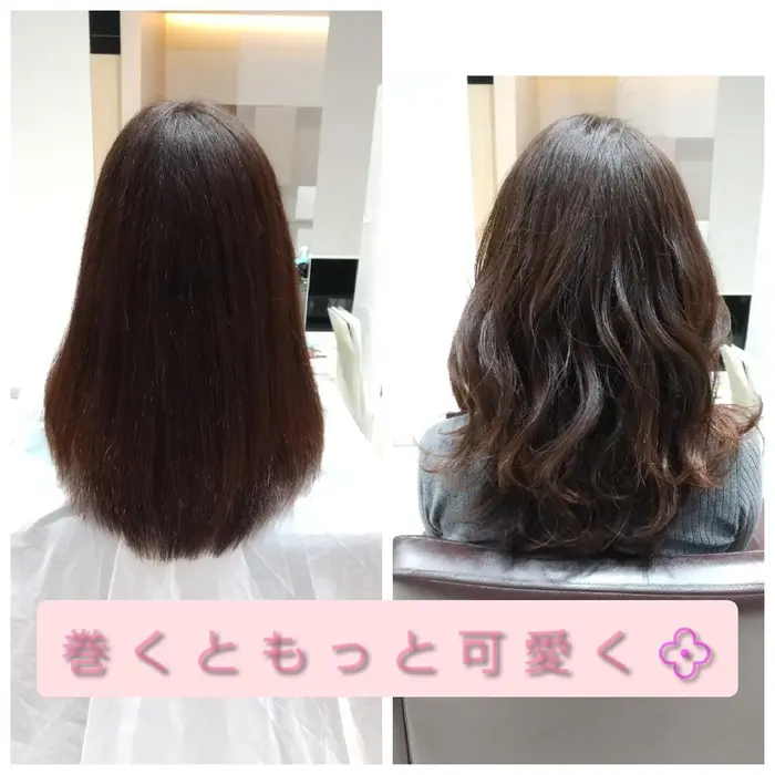 レイヤーをいれると巻いたときも一段と可愛く Za Za茗荷谷店所属 小菅 綾佳のヘアカタログ ミニモ