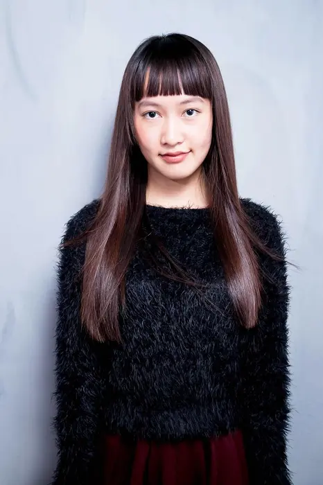 グレージュ アッシュ 切りっぱなし 大人かわいい ナチュラル 伸ばしかけ 大人ボブ 小顔 似合わせ Rulan所属 岡田 ユウキのヘアカタログ ミニモ