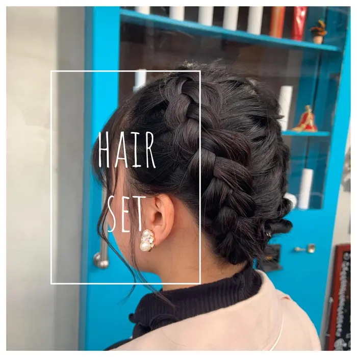 編み込みカチューシャアレンジ Rocareta For Hair 河原町三条店所属 溝川 葵のヘアカタログ ミニモ