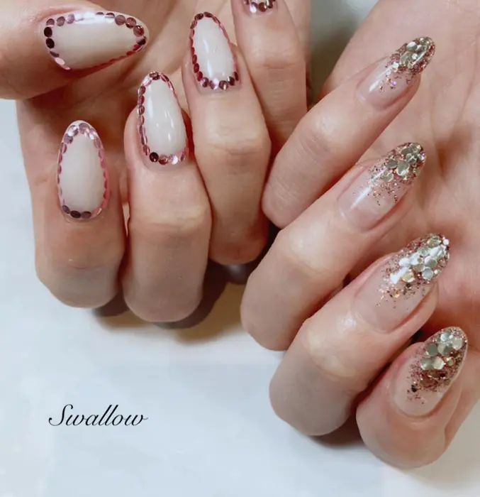 Hologramnail ホログラムネイル Nails Nail Nailsalon Nai By Color Eye Nail所属 Yu Kaの ネイルデザイン ミニモ