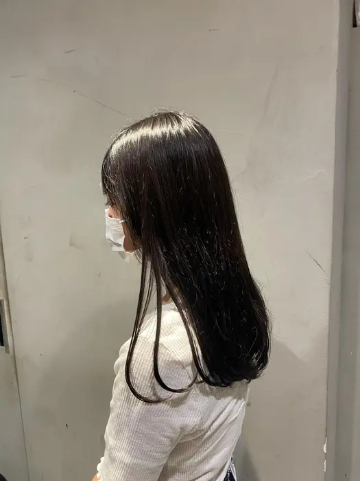 就活応援カラー 黒染めしないで暗髪できます Hair Salon Gallica所属 艶髪ニュアンス 丸山日向のヘアカタログ ミニモ