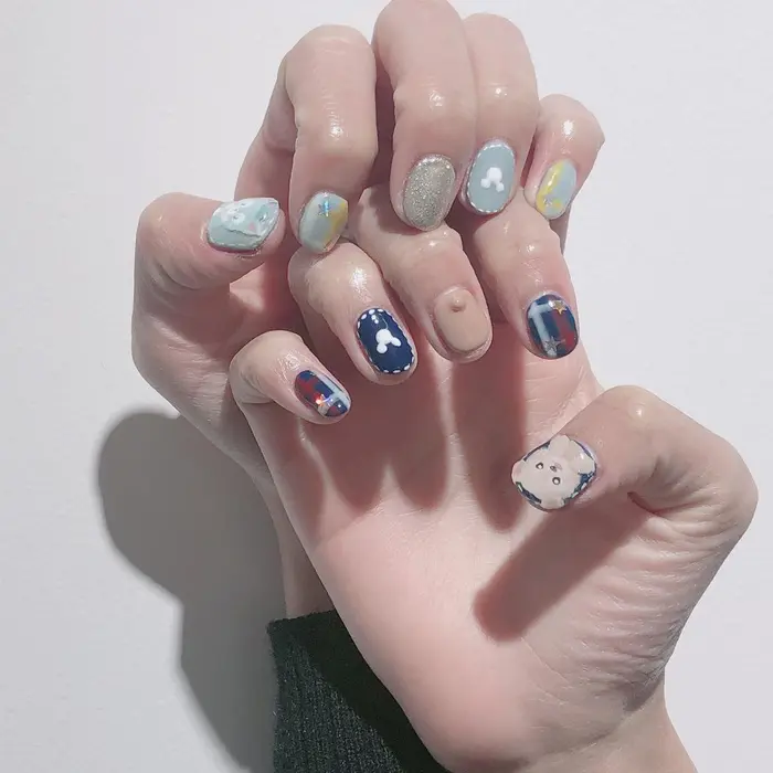 キャラクターネイル 痛ネイルも得意です Beauty By Active 西新井店所属 Active西新井店 Miyabiのネイル デザイン ミニモ