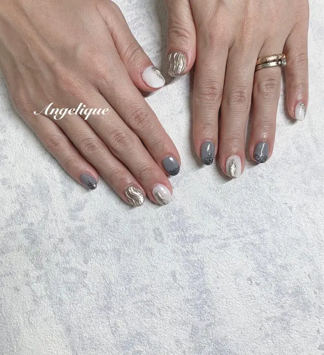 やり放題の持ち込みデザインは事前に画像を送っていただけますと幸いです アンジェリーク所属 アンジェリーク Angeliqueのネイル デザイン ミニモ