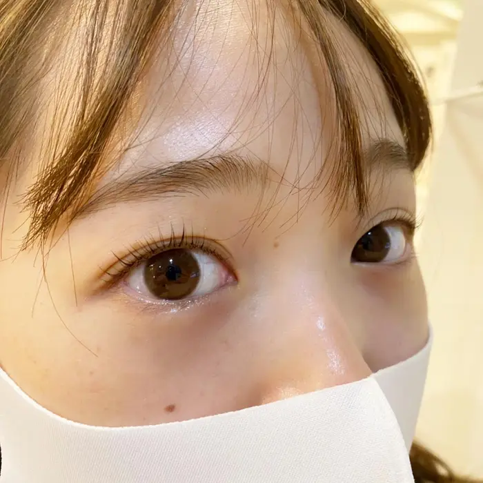 大人気のパリジェンヌラッシュリフトです Millie Ainee所属 加藤 梨花のマツエクデザイン ミニモ