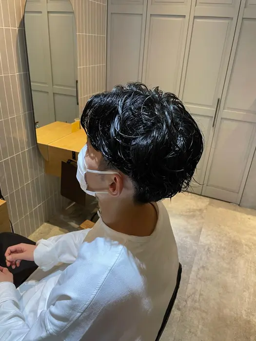 メンズパーマ ラフィスヘアードープ所属 失敗しないと評判 のｗカラー小山のヘアカタログ ミニモ