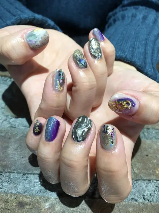 ぐちゃぐちゃ ニュアンス Keys 川越 本川越所属 Keys Nail Reinaのネイルデザイン ミニモ ぐちゃぐちゃ ニュアンス Keys 川越 本川越所属 Keys Nail Reinaのネイルデザイン ミニモ