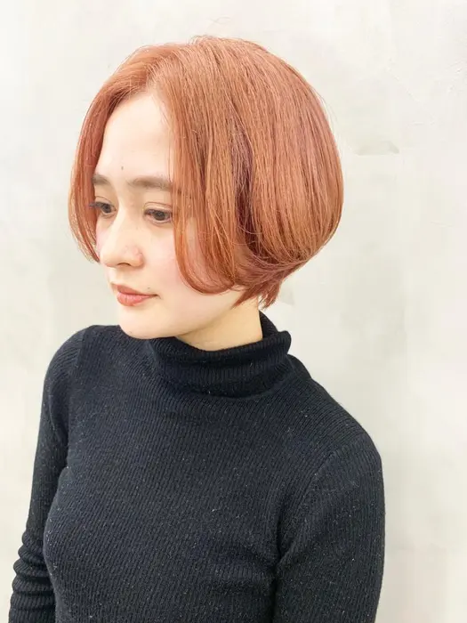 初ブリーチ サーモンオレンジ オレンジ カラー Sun所属 Haruki のヘアカタログ ミニモ