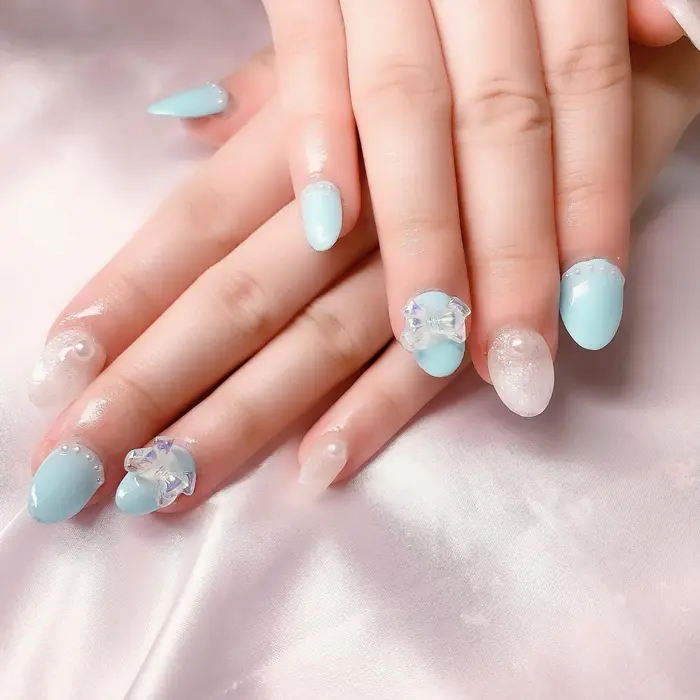 ニュアンス 恵比寿ネイル 恵比寿サロン 大人ネイル ジェルネイル 恵比寿駅近サロン 恵比寿 マグ Total Beauty Salon Yudia 恵比寿本店所属 Yudia Azumiのネイルデザイン ミニモ