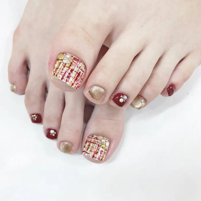 ツイードフットネイル Minami Nail所属 Haruka のネイルデザイン ミニモ ツイードフットネイル Minami Nail所属 Haruka のネイルデザイン ミニモ