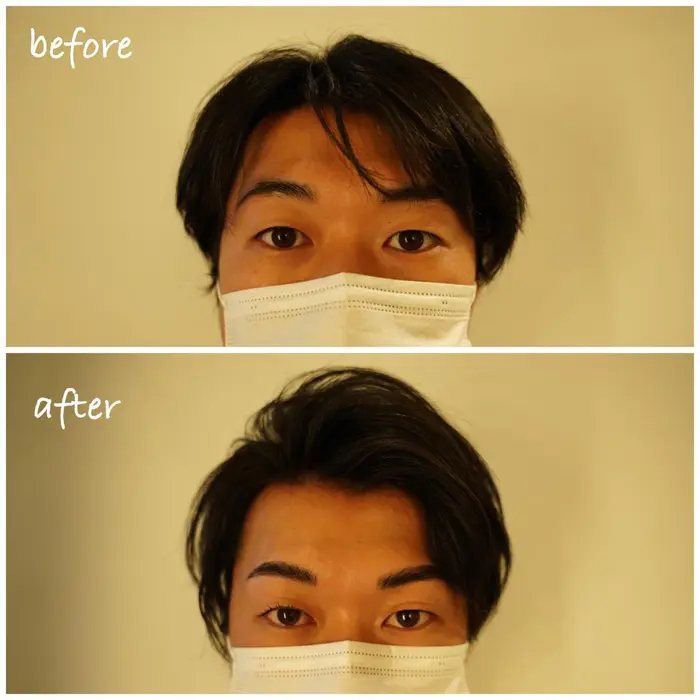 男性必見ヘアセット アイメニューで大変身 Aughaハレとケ所属 Augha ハレとケikuのマツエクデザイン ミニモ