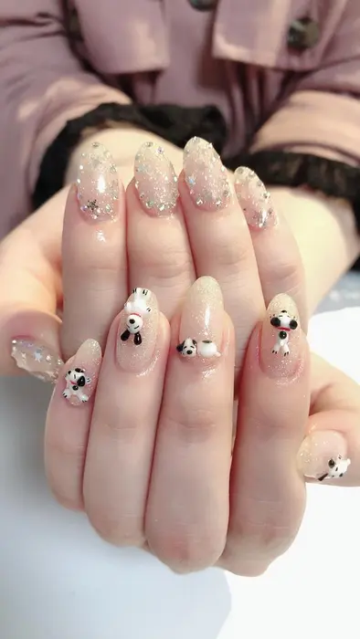 3dキャラは2回目以降の方 もしくは前金にてご予約の1週間前までのご注文でお願いいたします Nail Salon Ef所属 M Tomoのネイル デザイン ミニモ