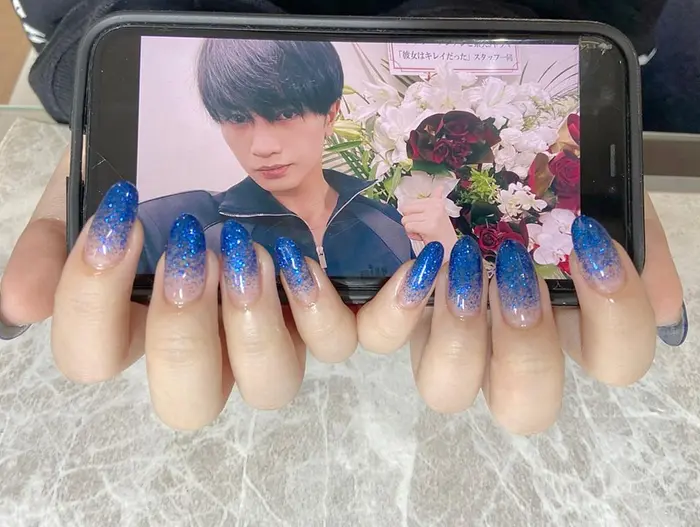 今週末のsexyzoneのオーラスの為に ケンティー めちゃくちゃお似合いです Nail Salon ジュネル所属 熊谷 かほのネイル デザイン ミニモ