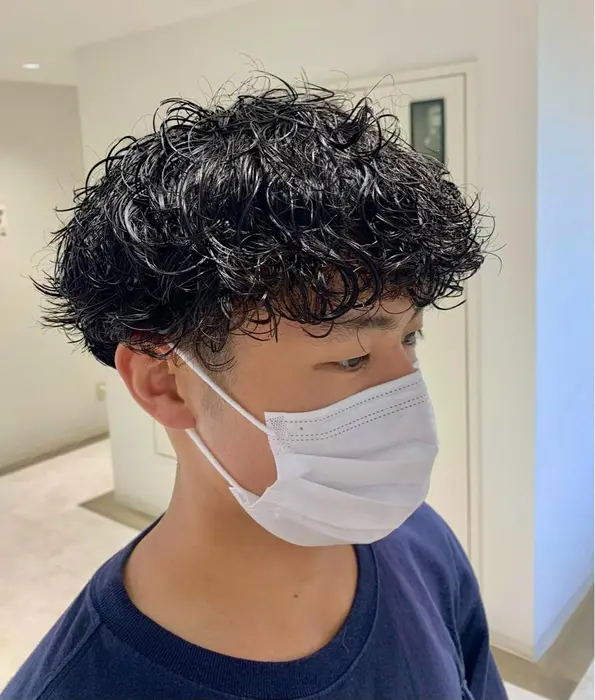波巻きパーマ リッジと艶感の抜群にでるパーマです モッズヘア仙台長町店所属 メンズ特化カット パーマはなさかのヘアカタログ ミニモ