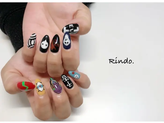 キャラクターネイル エヴァンゲリオンネイル Rindo 所属 Rindo のネイルデザイン ミニモ