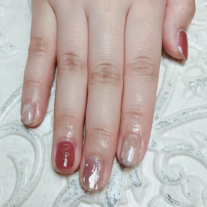 持ち込みデザインネイル 持ち込み画像はinstagramに掲載してます ジェルネイルモデル募 Private Nail Salon Eimmy所属 Nomura Mayukaのネイルデザイン ミニモ
