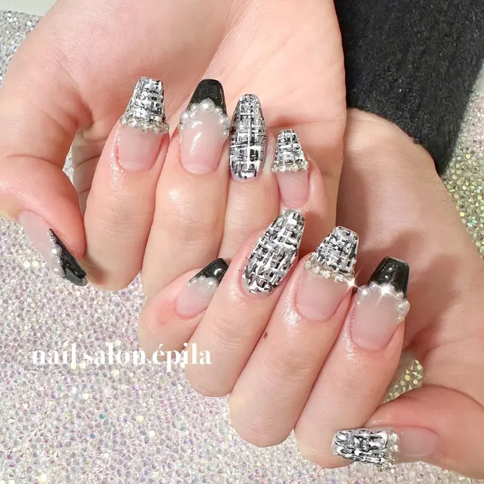 Tel Instagra Nail Salon Epila所属 Epila キラキラネイル専門店のネイル デザイン ミニモ Tel Instagra Nail Salon Epila所属 Epila キラキラネイル専門店のネイル デザイン ミニモ