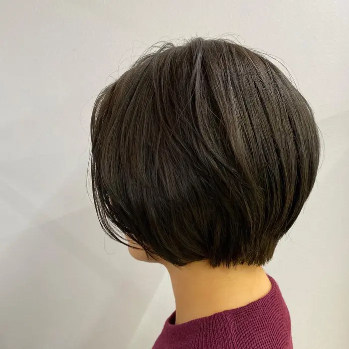 ショートスタイルでもボリュームの位置を変えるだけでシルエットや頭のバランスに合わせてカットをしていま K Two京都店所属 中川 亮太のヘアカタログ ミニモ