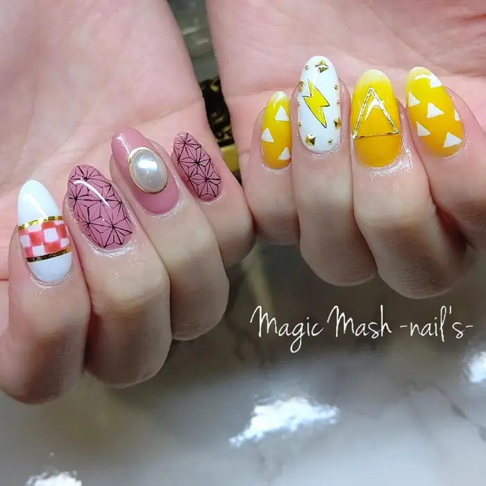大阪 梅田 堂山町 ネイル Magicmush ご予約お待ちしております Nail Magic Mush Nail S 所属 Magic Mush Nail S のネイルデザイン ミニモ