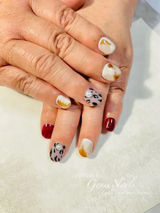 大人デザインネイル 深夜営業 完全予約制ネイルサロン Genie Nails 所属 Genie Nailsのネイル デザイン ミニモ