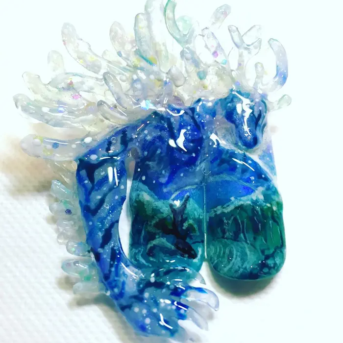 もののけ姫 でいだらぼっち ３ｄ非売品 Blue Opal代表 Mamalind志村坂上内nail Salon 所属 Blue Opal Ayakaのネイルデザイン ミニモ