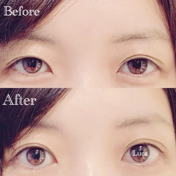 ラッシュリフトで根元から立ち上げ 朝のメイクもビューラーいらず 黒目に光が入って目元が明 Neolive Luca所属 指名no 1 清水彩香のマツエク デザイン ミニモ