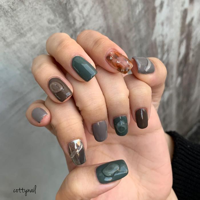 ネイル Nail ネイルデザイン 熊本 Kumamoto 熊本ネイルサロン 新大江ネイルサロン C Cotty Nail所属 高野 美紀のネイル デザイン ミニモ