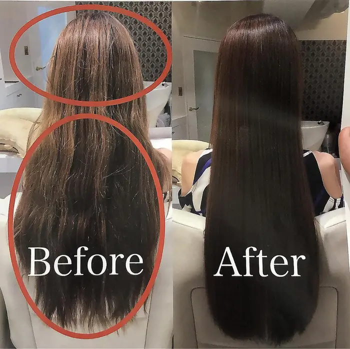 レブリミット 酸熱トリートメントは一時的に新たな真っ直ぐな結合を作り癖を抑えます 仕上げはストレ Agu Hair Emio所属 統括店長 Nishimuraのヘアカタログ ミニモ