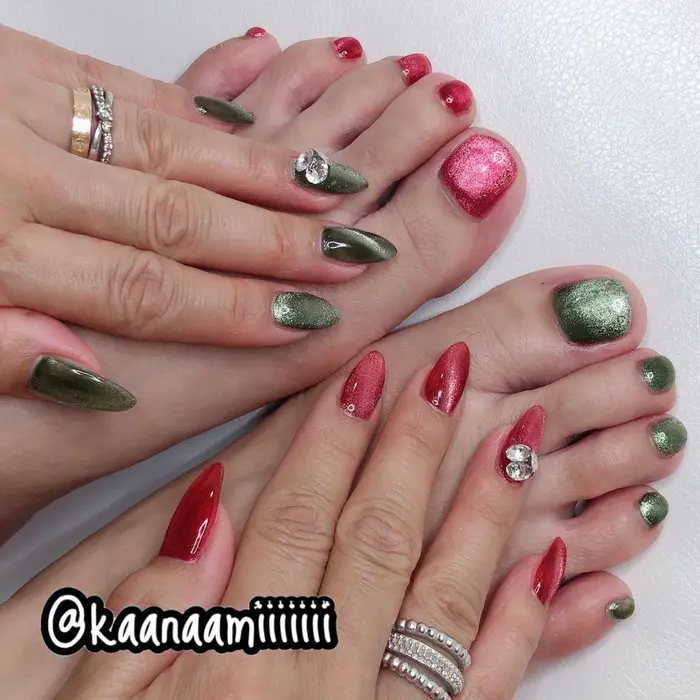 マグネットネイル スターギャラクシー Instagram Kaanaamiiiiiii フォ プライベートサロン S More所属 佐藤 奏美 のネイルデザイン ミニモ