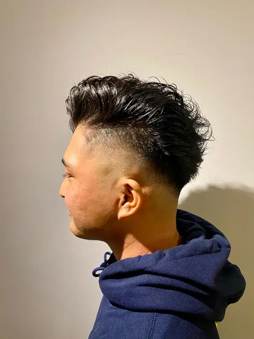 メンズカット メンズヘア 刈り上げ ツーブロック アップバング ダウンバング ジェットモヒカン シ To You 所属 メンズカット パーマのヘア カタログ ミニモ