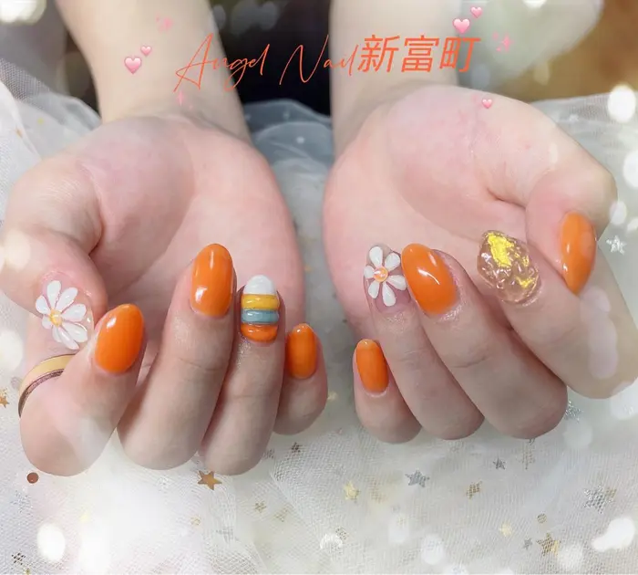 人気ジェルネイルbコースでございます Angel Nail所属 Angel Nail エンジェル ネイルのネイル デザイン ミニモ