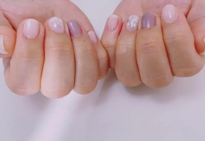 シェルネイル オフィスネイル ショートネイル Nail Salon Bloom所属 吉田 もとみのネイル デザイン ミニモ