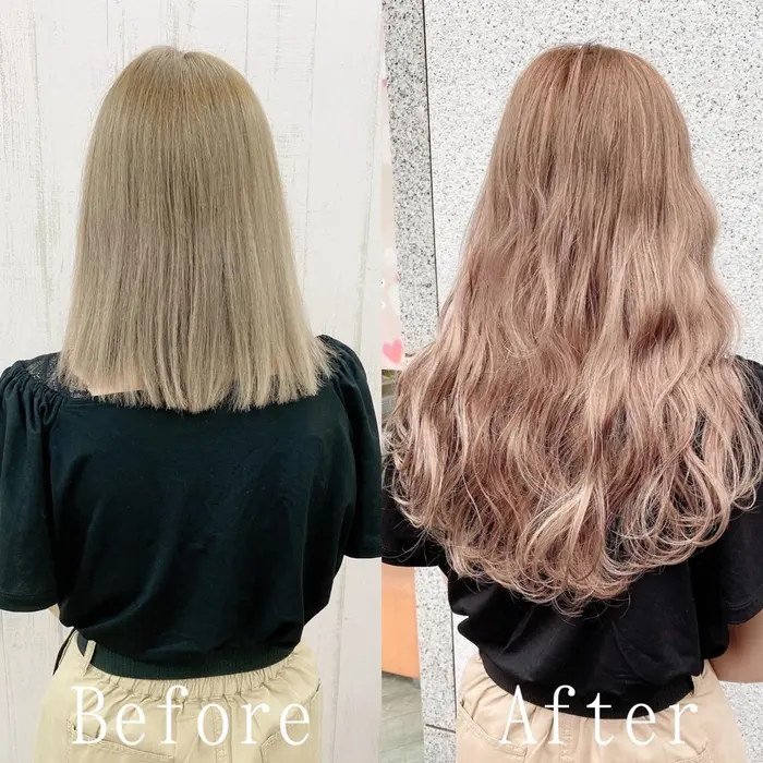 ボブベースでも シールエクステならここまで自然に仕上がりますボブの方は多めの枚数がおすすめです エクステ カラー専門あるじゃんすー原宿店total Beauty Salon所属 カラー エクステ専門 あるじゃんすー原宿店のヘアカタログ ミニモ