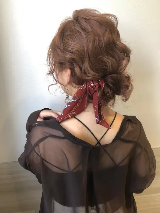 スカーフアレンジ Dityca 栄店所属 大原 りんかのヘアカタログ ミニモ