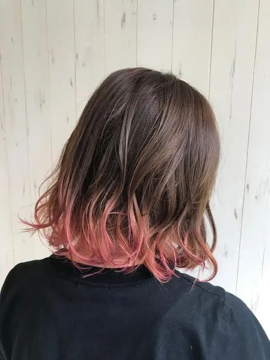 茶 赤 グラデーションカラー Agir Hair 所沢店所属 Agirhair Ishitaのヘアカタログ ミニモ