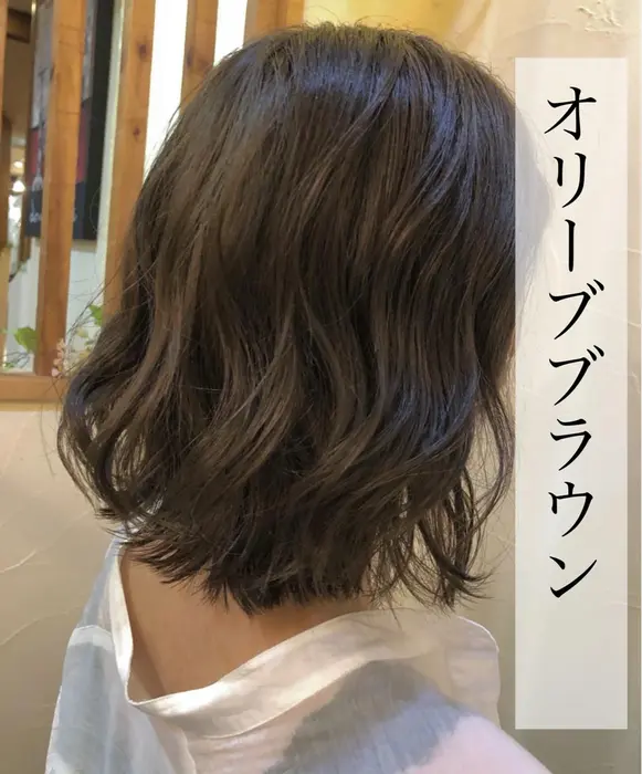 オリーブブラウン ブリーチ無しorブリーチを使わないwカラー Dejave Hair Space 西千葉店所属 愛されヘア 足立梨紗のヘア カタログ ミニモ