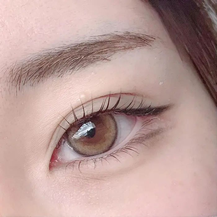 まつげパーマ上下 上下するとパッチリ感が倍増して まんまるなお手元に 下ま Nail Eyelash Logue所属 Logue 萱野詩乃 まつげパーマのマツエクデザイン ミニモ