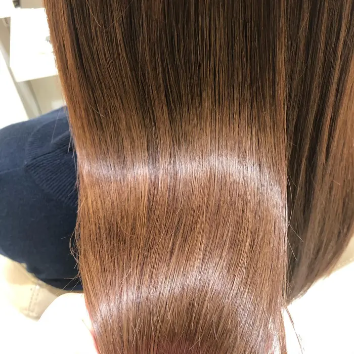 髪質改善でうるツヤに Ash 大宮店所属 坪居優介 バレイヤージュのヘアカタログ ミニモ