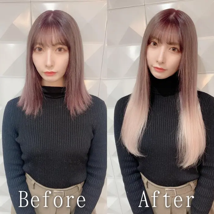 春に向けて明るめのお色を取り付けて透明感のあるピンクに女子力ｕｐしちゃいましょう シールエクステ あるじゃんすー静岡店所属 あるじゃんすー 静岡 店のヘアカタログ ミニモ