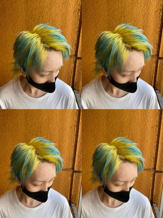 Alushe Alushe原宿 美容師 カラーリスト ショートハイトーン いいね 透 Alushe Harajuku ダブルカラー 専門店所属 デザインカラー 特化マサキのヘアカタログ ミニモ