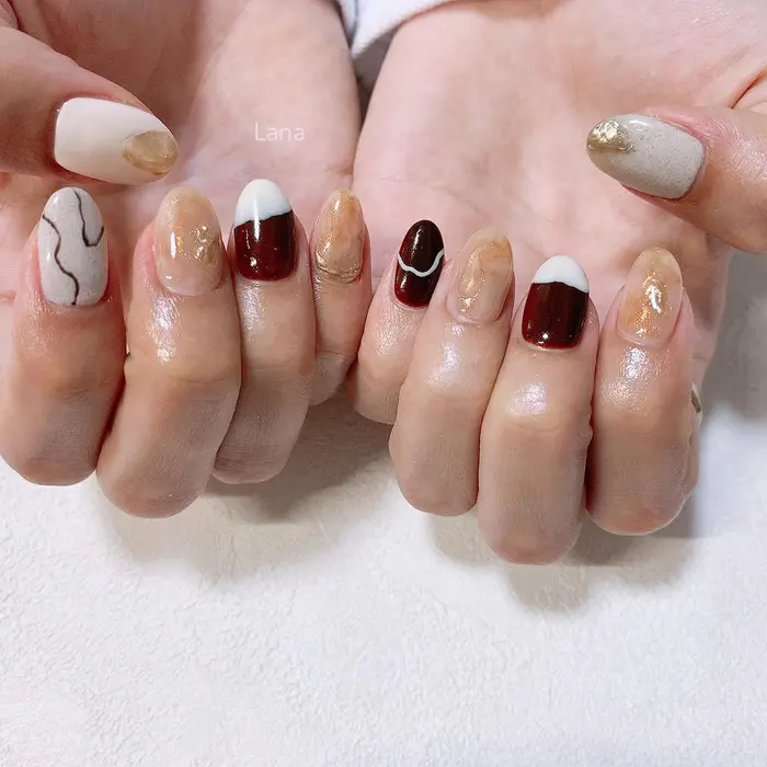 フルアートコース 7500 税込 オフ込みの料金です パラジェル Lana Nail所属 Lana Nailのネイルデザイン ミニモ