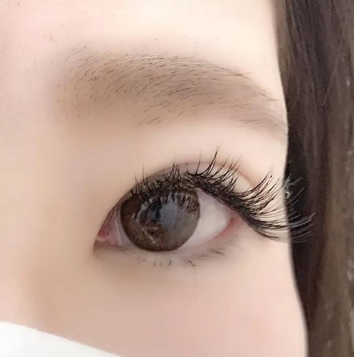 セーブルエクステ片目70本 ｃカール目頭から9 10 12mm 目尻ｊカール12mm 太さ0 15 Furan 稲毛店所属 Furan 稲毛店のマツエク デザイン ミニモ