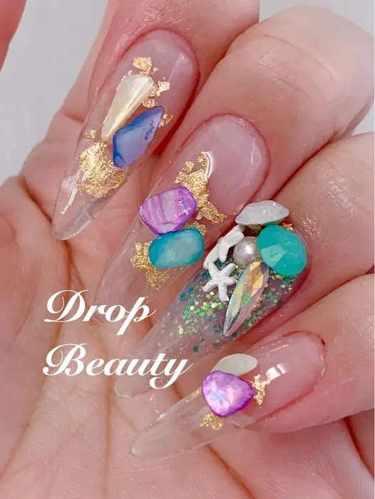 スカルプ Dropbeautyネイル ドロップビューティ所属 Dropbeauty 南越谷店のネイルデザイン ミニモ スカルプ Dropbeautyネイル ドロップビューティ所属 Dropbeauty 南越谷店のネイルデザイン ミニモ