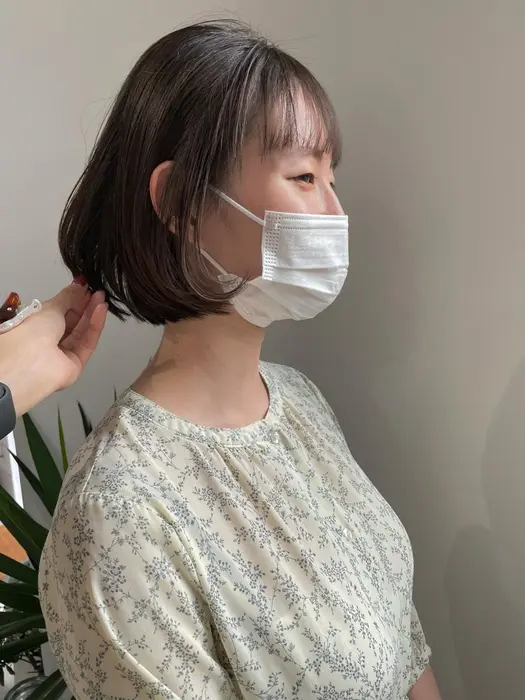 重ためのボブ 丸みがあって大人っぽくなります ボブ 丸みボブ Nomad ノマド 所属 島田 彩 のヘアカタログ ミニモ